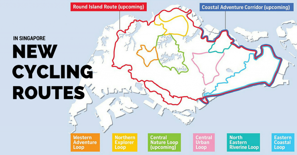 Cycling Route Map Singapore Cycling Routes In S'pore Just Got Better - Round Island & Coastal!