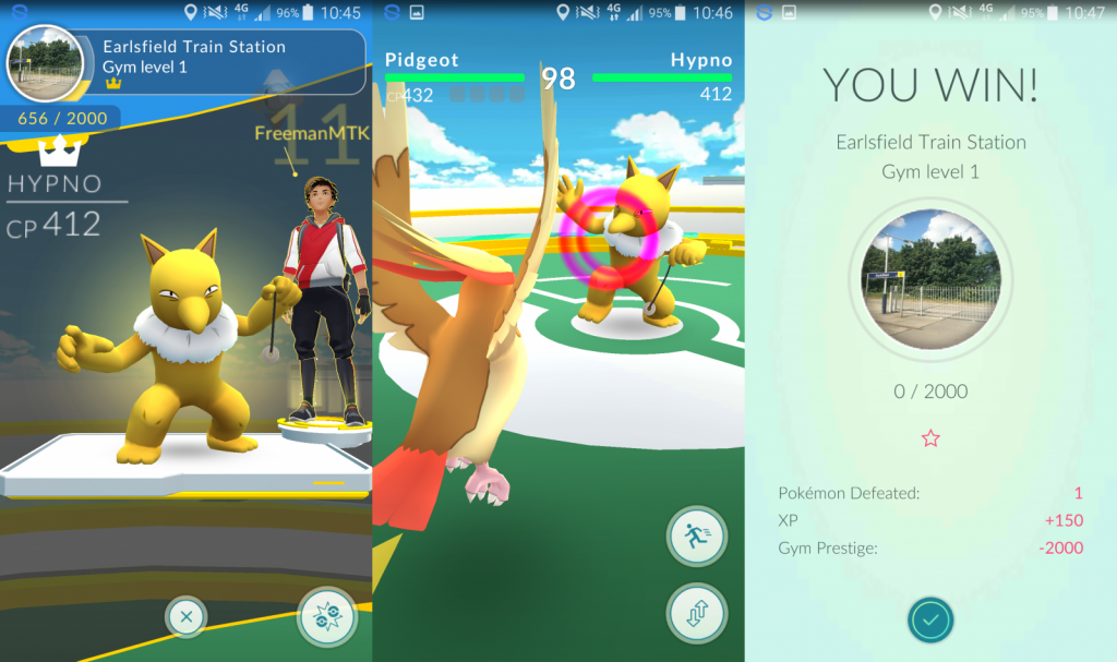 Can You Battle Your Own Gym In Pokemon Go